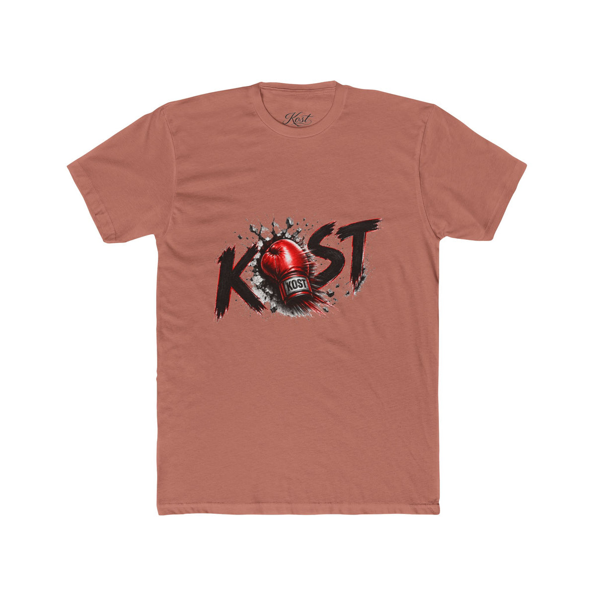 Boxing K.O. Tee — 'K.O.' Red Boxing Glove Graphic Shirt