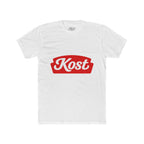 Kost Logo Tee — Retro Red Script Graphic T-Shirt