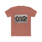 KOST Graphic T-Shirt – Distressed Black and White Streetwear Tee