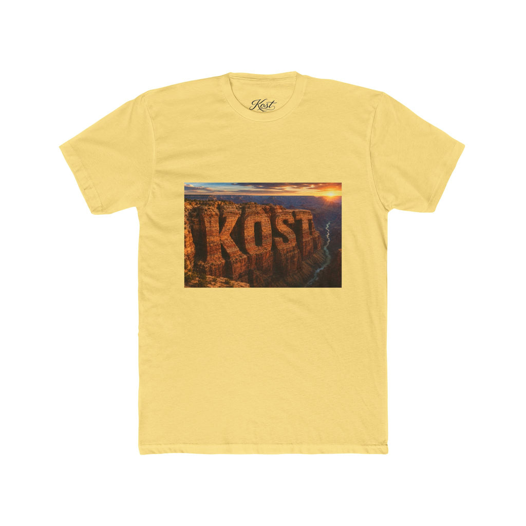 KOST Canyon Landscape Tee — Scenic Sunset Photo Graphic T-Shirt