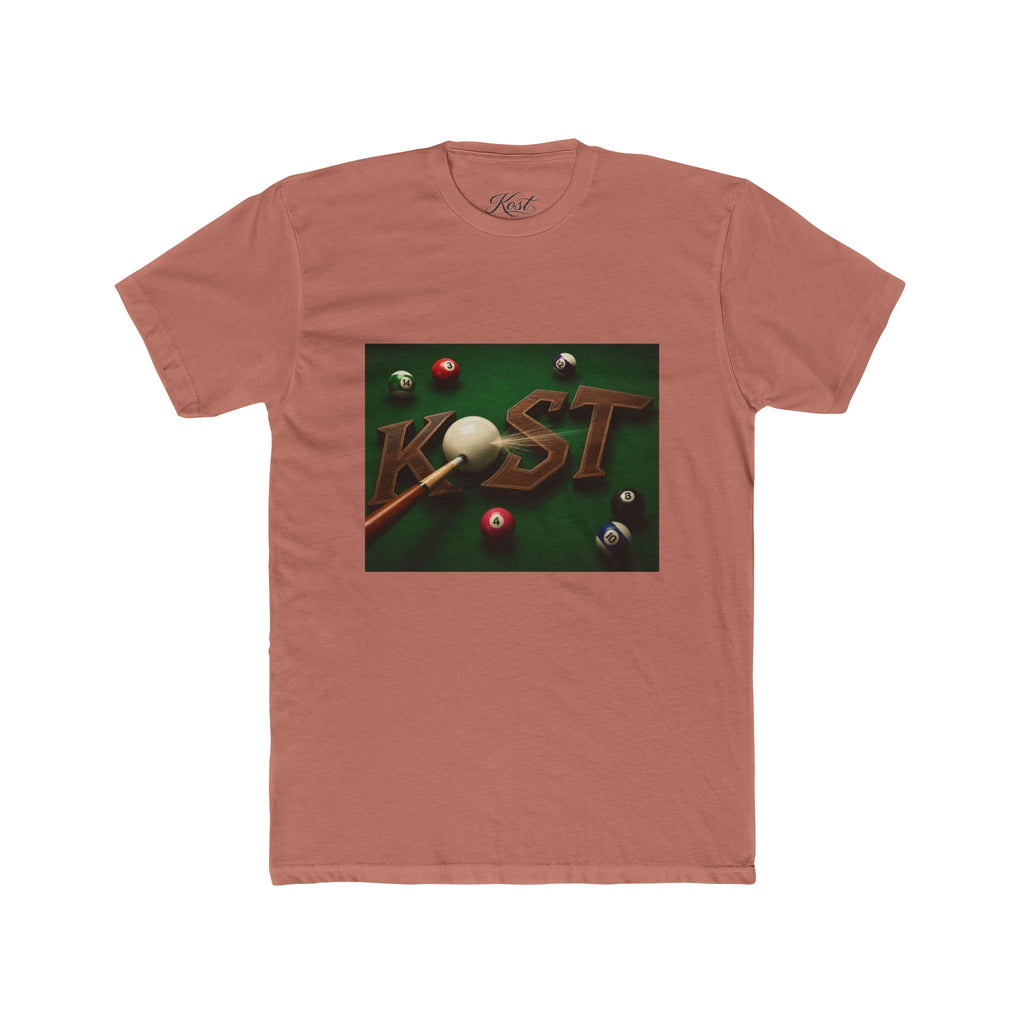 Billiards Pool Table Graphic Tee — 'KIST' 3D Cue Ball Design