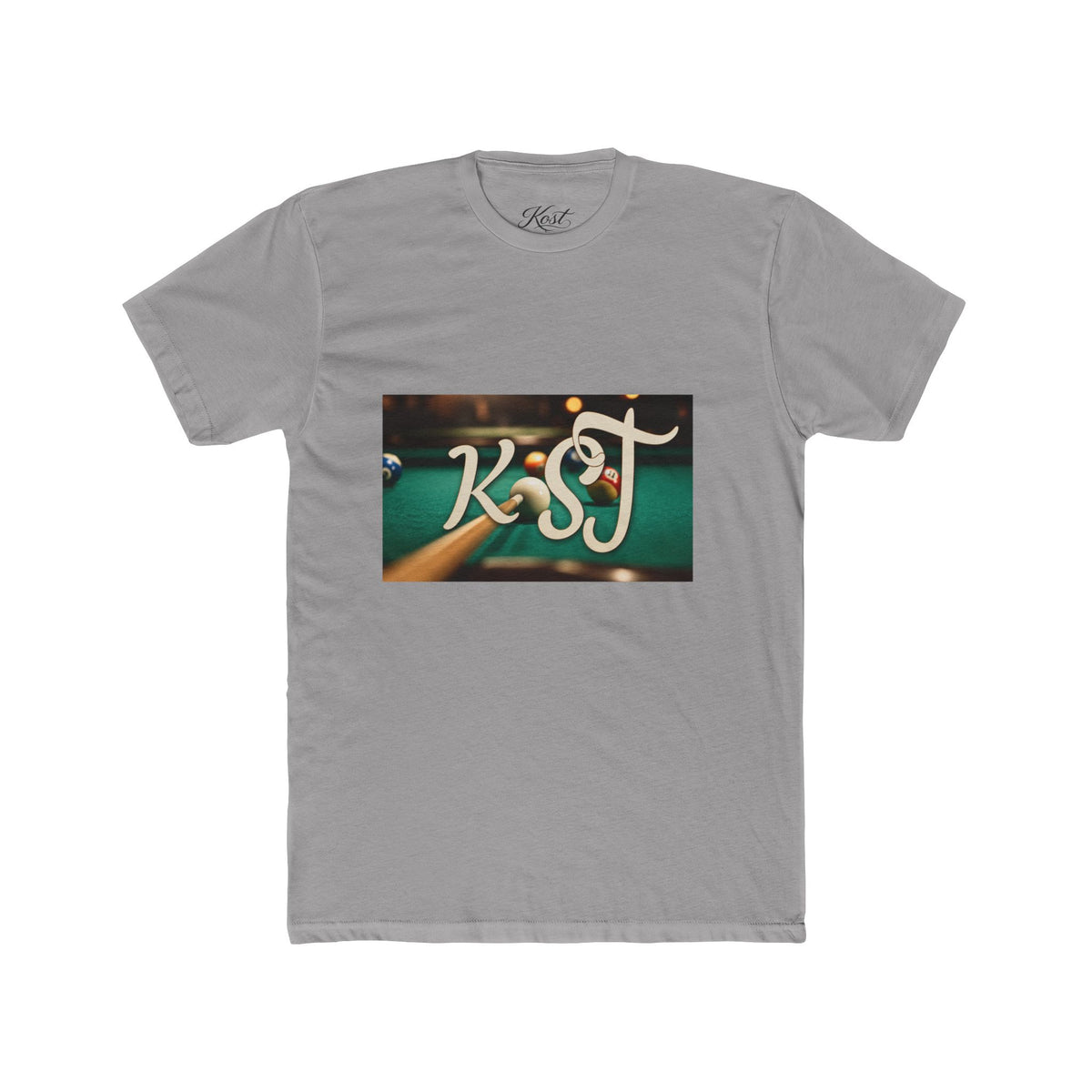 KST Vintage Pool Table Logo Tee — Retro Billiards T-Shirt