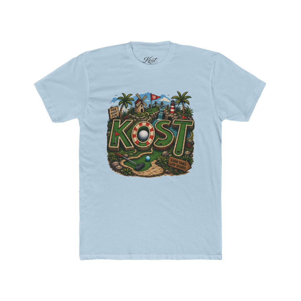 KOST Golf Course Graphic Tee — Vintage Island Mini Golf Design