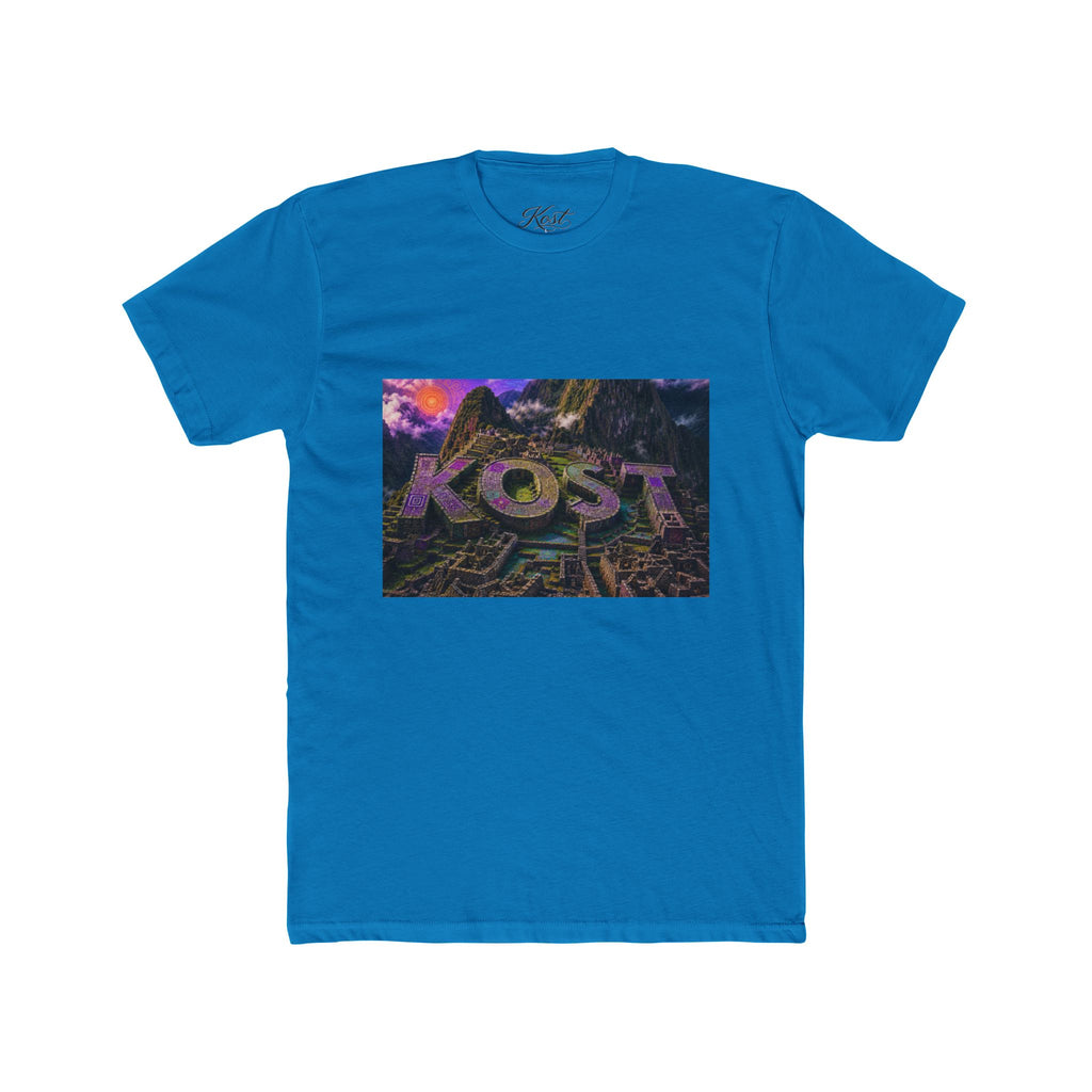 KOST Retro Vaporwave Graphic Tee — 80s Neon Cityscape Shirt