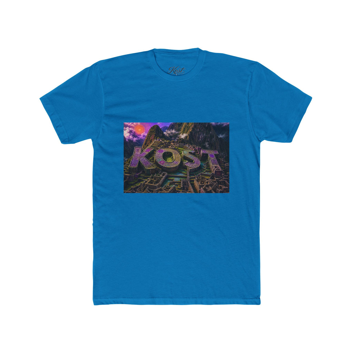 KOST Retro Vaporwave Graphic Tee — 80s Neon Cityscape Shirt