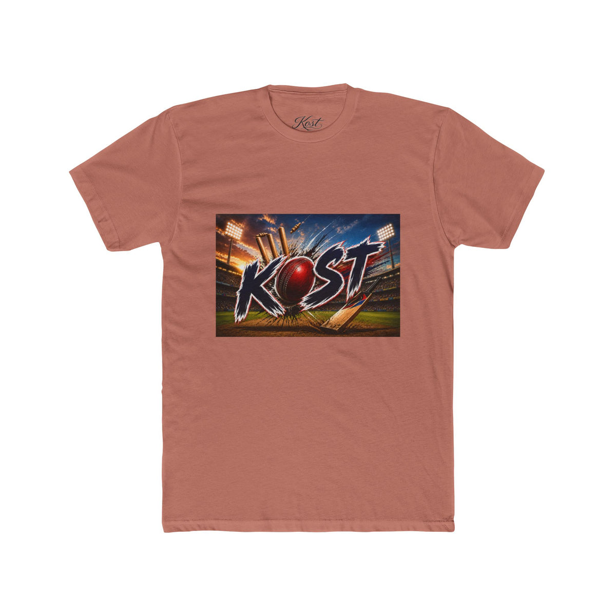 KØST Football Graphic Tee — Retro Stadium Logo Crewneck