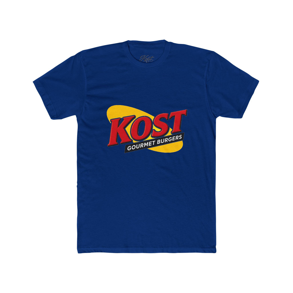 Burger Logo T‑Shirt — "KOST Gourmet Burgers" Retro Crew Tee
