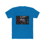 KOST Vintage Band Tee — Distressed Red, White & Blue Music Graphic
