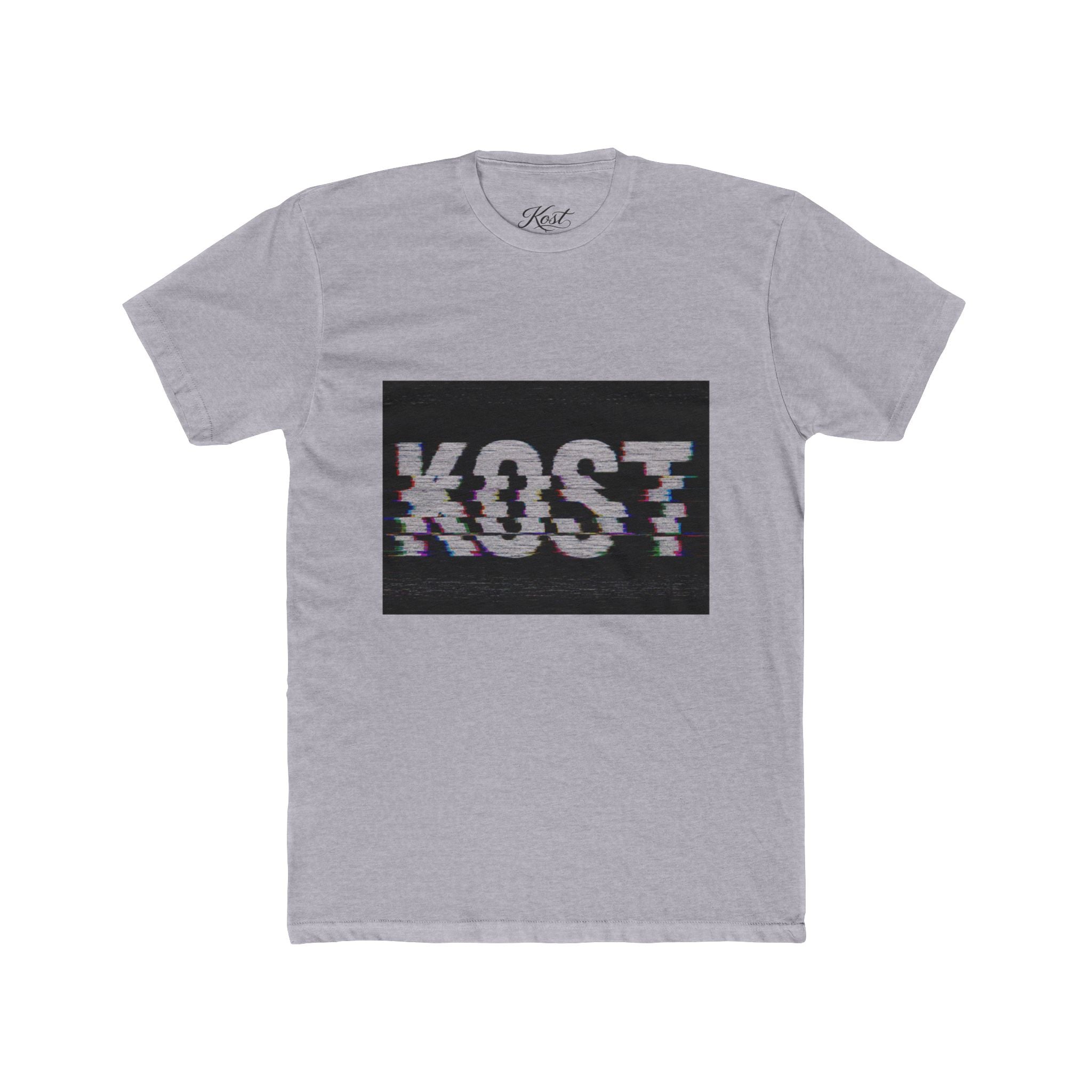 KOST Glitch Logo Tee — Retro Vaporwave Graphic T‑Shirt