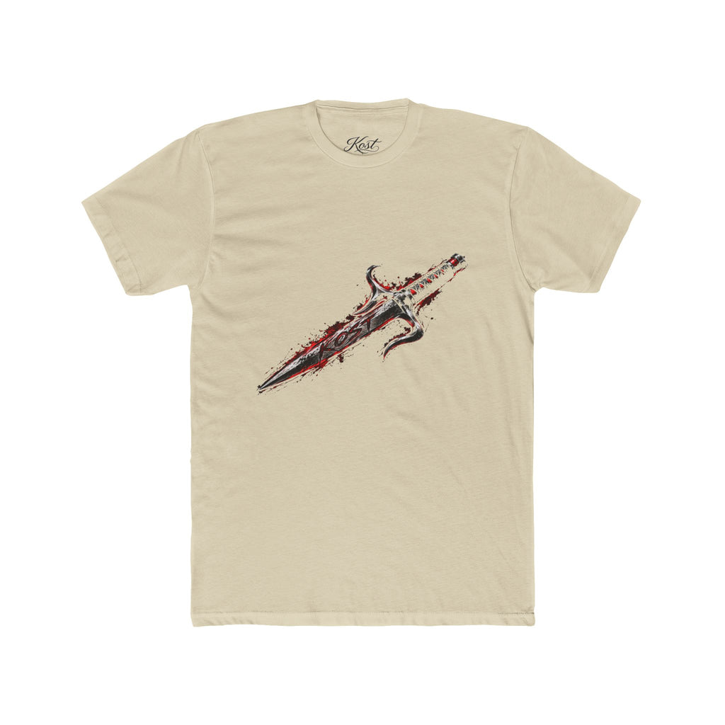 Vintage Sword Graphic Cotton T-Shirt