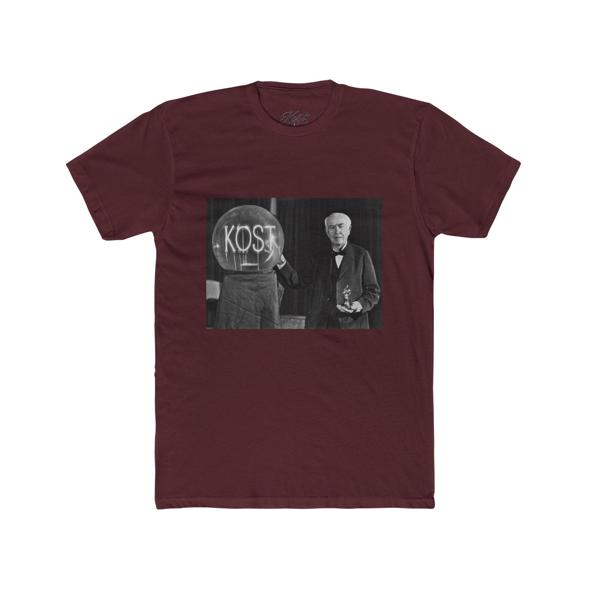 Vintage Scientist Photo Tee — KOSF Bubble Tube Graphic