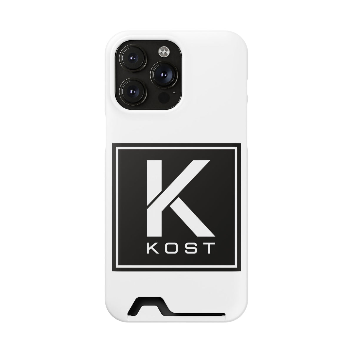 KOST Logo Phone Case with Card Holder