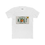 Florida License Plate Tee - 'KOST' Sunshine State Orange Design