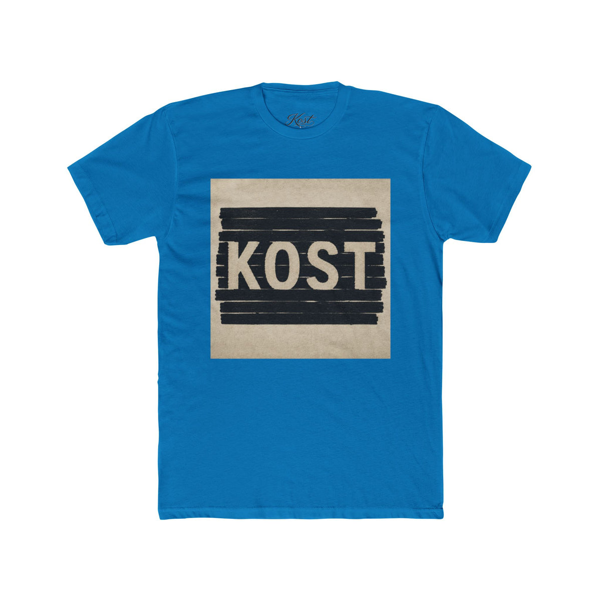 KOST Graphic Tee – Vintage Block Logo Cotton T‑Shirt