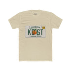 Florida License Plate Tee - 'KOST' Sunshine State Orange Design