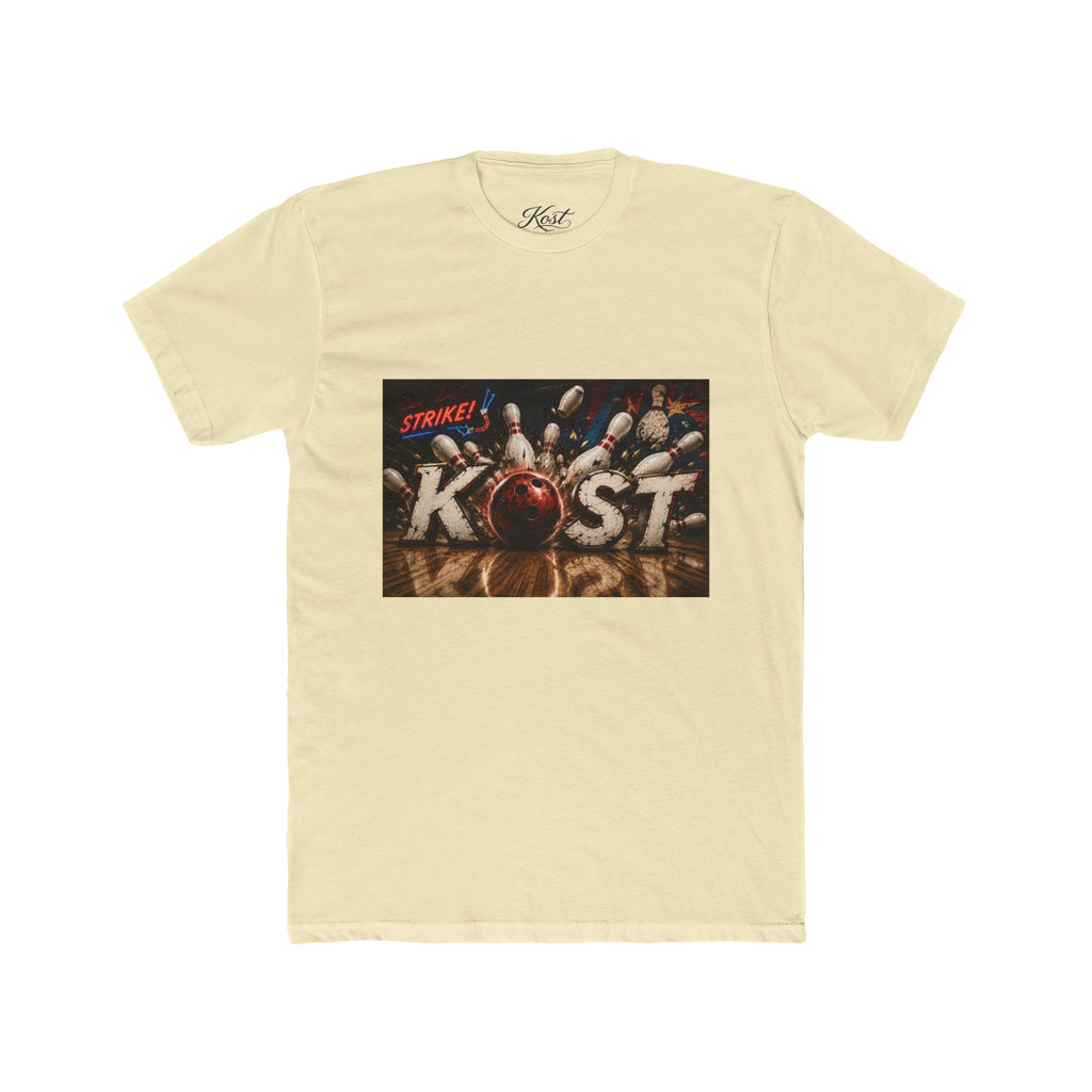 Bowling Strike Graphic Tee — "KOST" Pinfall Design