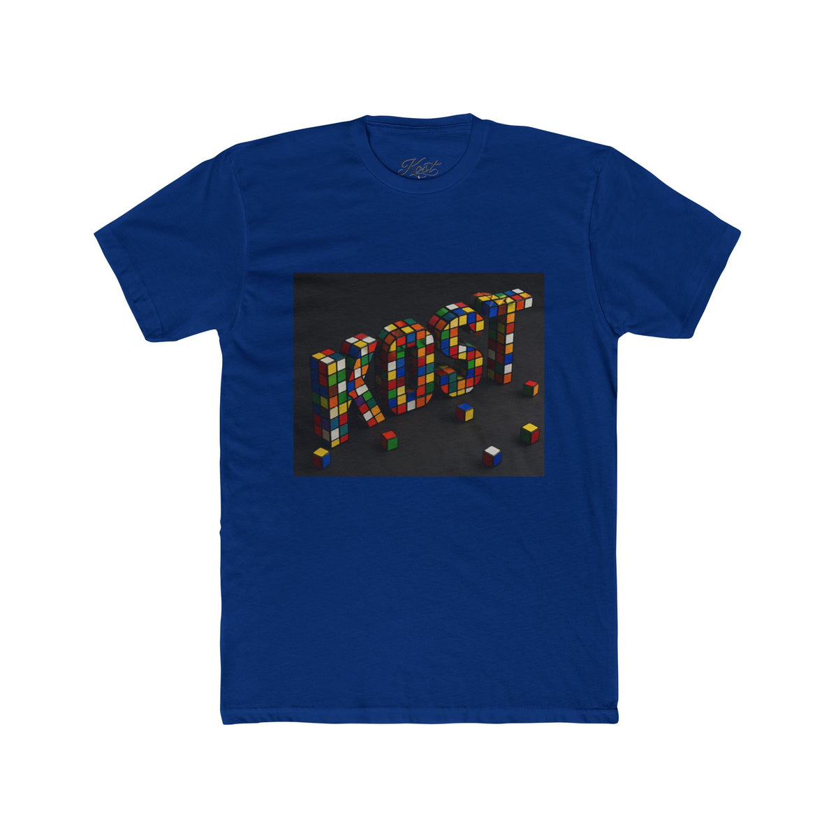 LOST Rubik Block Graphic Tee — Retro Puzzle Typography T‑Shirt