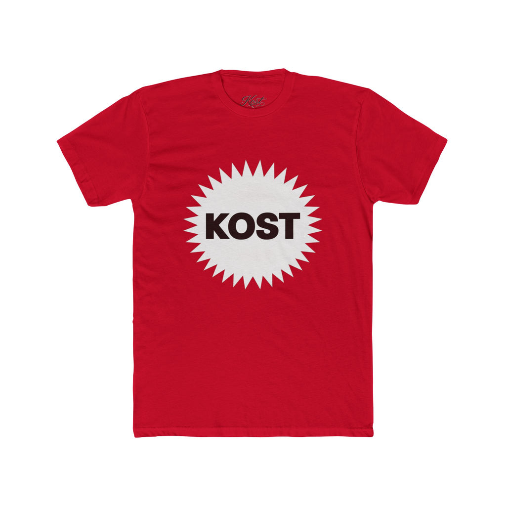 KOST Starburst Graphic Tee — Retro Logo Crewneck T-Shirt