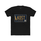 Delaware License Plate Tee — KOST Vintage State Plate T‑Shirt