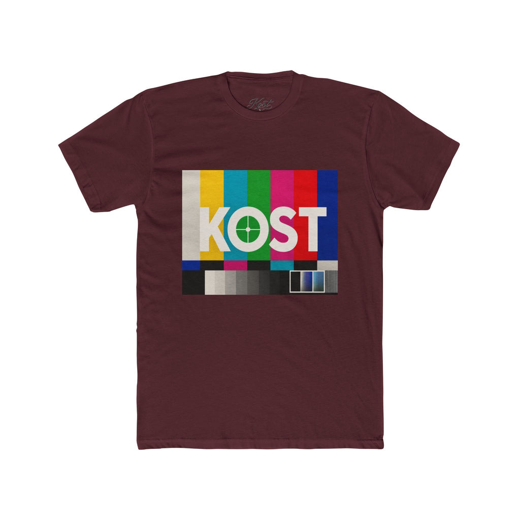 KOST Vintage TV Test Pattern Tee — Retro Broadcast Graphic T-Shirt