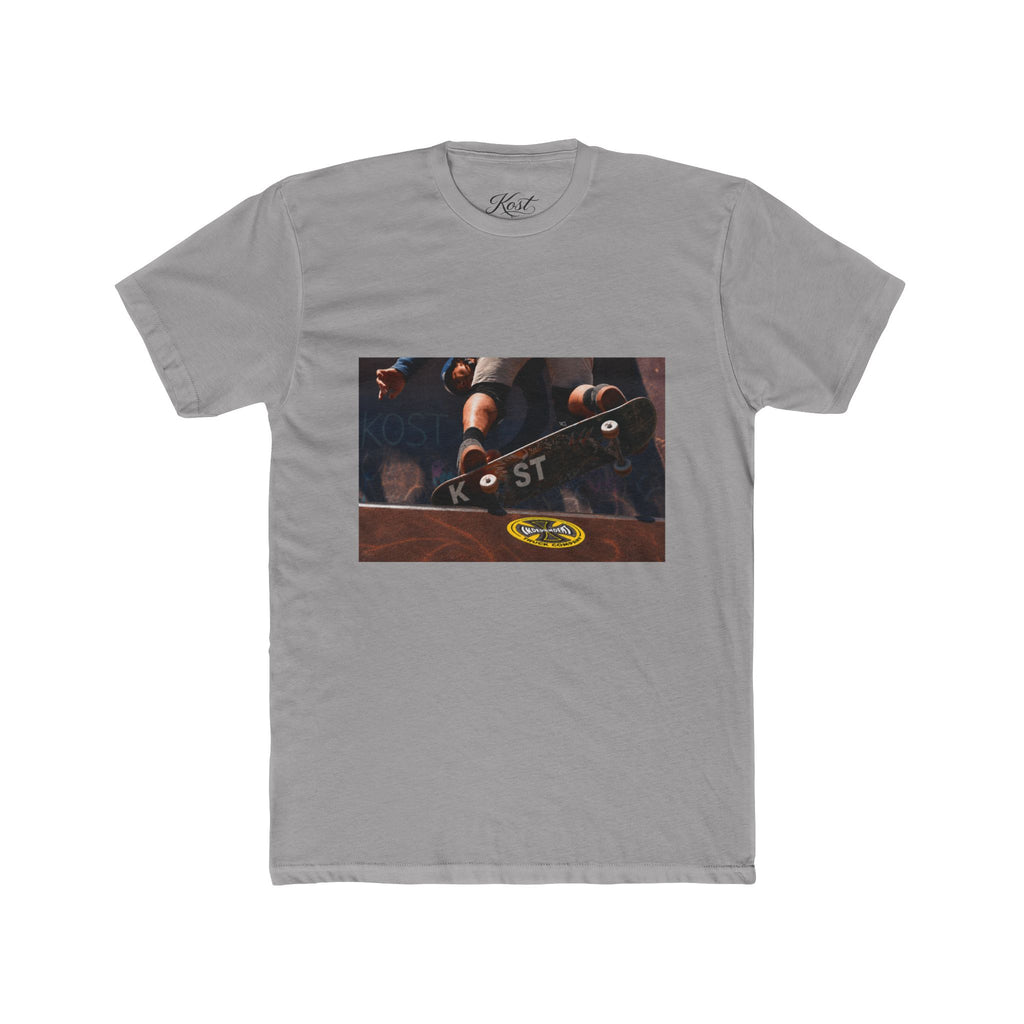 Skateboard Trick Photo Tee — Vintage Skate Deck Graphic T-Shirt