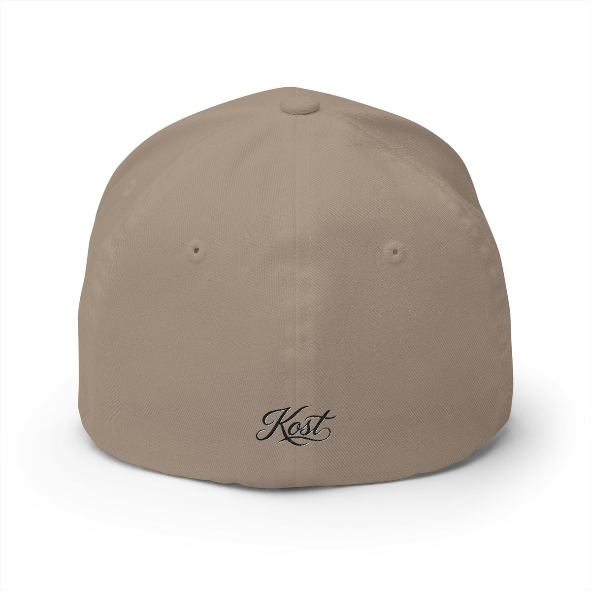 Embroidered 'Kost' Baroque Gold Logo Cap — Structured Closed-Back Hat