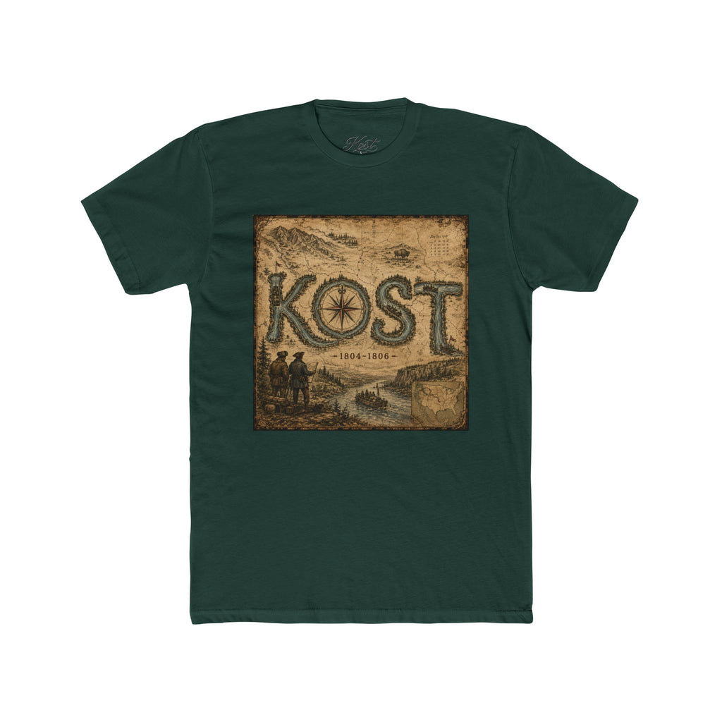 Vintage Compass 'KOST' Crew Tee - Nautical Adventure T-Shirt