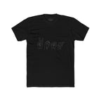 ASL Love Line Art Tee — "LOVE" Fingerspelling Cotton T‑Shirt