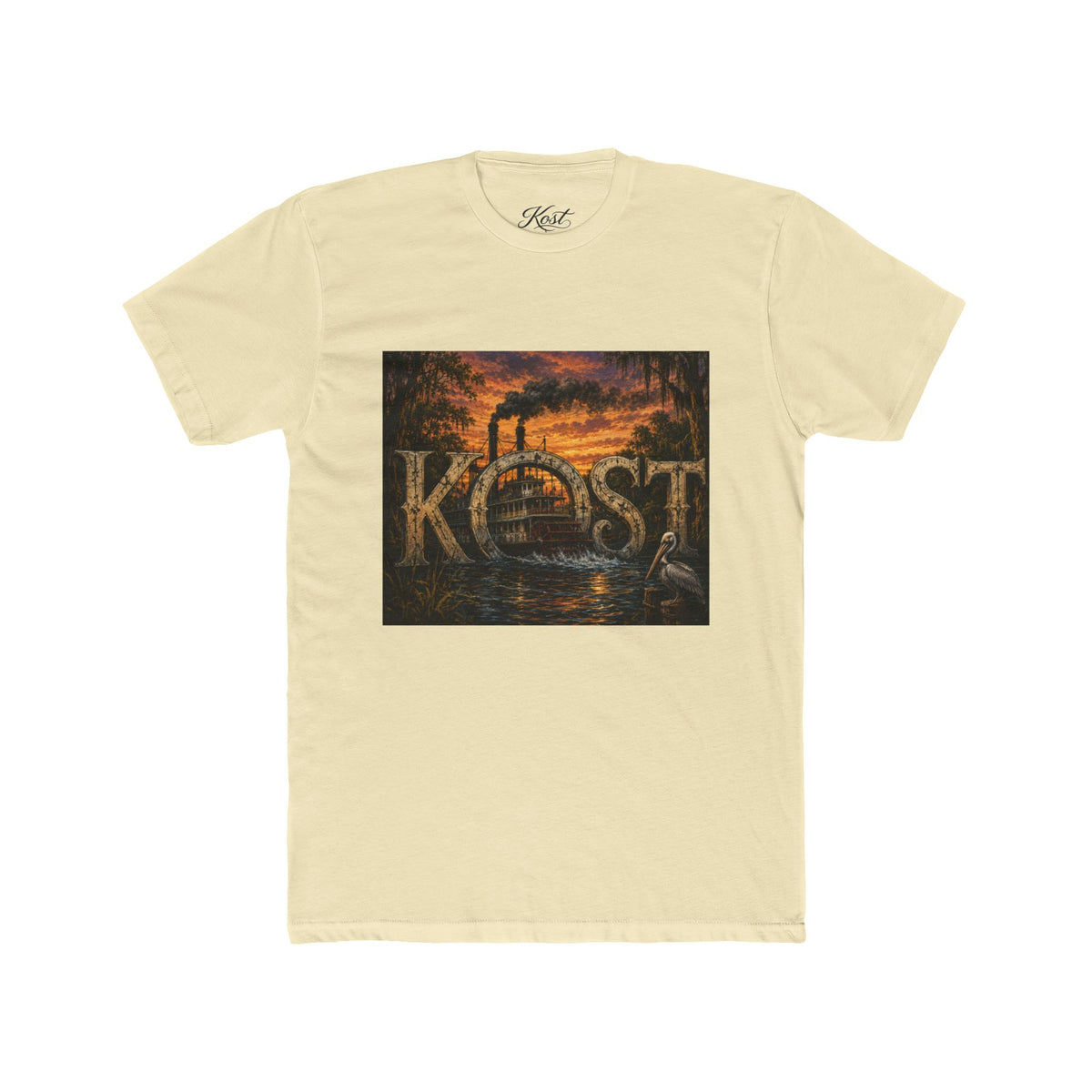 Köst Sunset Steam Tee — Vintage Riverboat Graphic T-Shirt