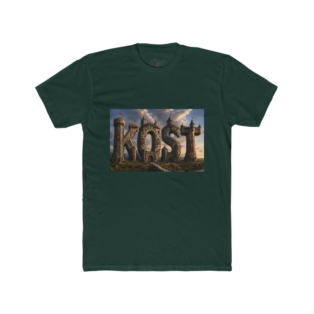 KOST Fantasy Stone Logo Tee — Epic Castle Adventure Graphic T-Shirt