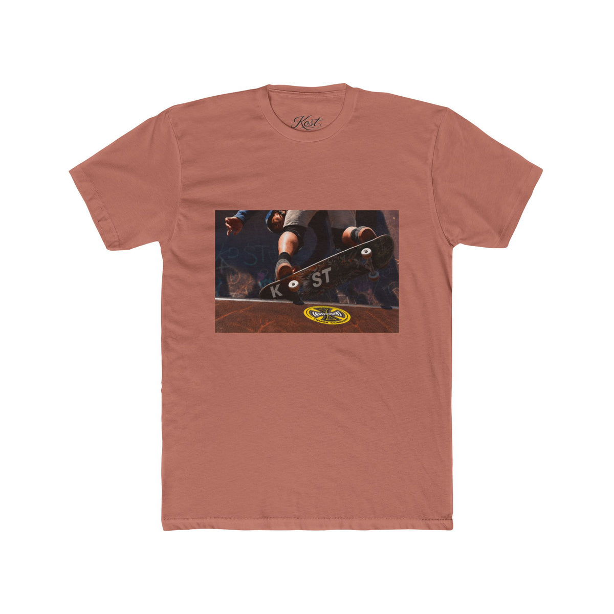 Skate Trick Photo Tee — Vintage Skateboard Crew Shirt