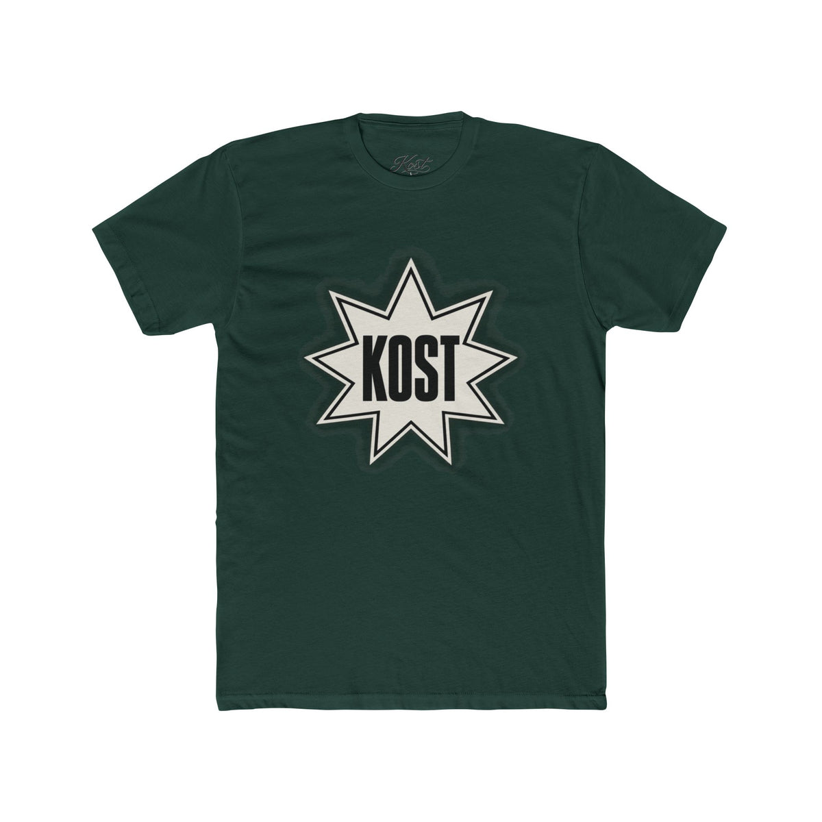 KOST Starburst Logo Tee — Vintage-Inspired Graphic Cotton T-Shirt