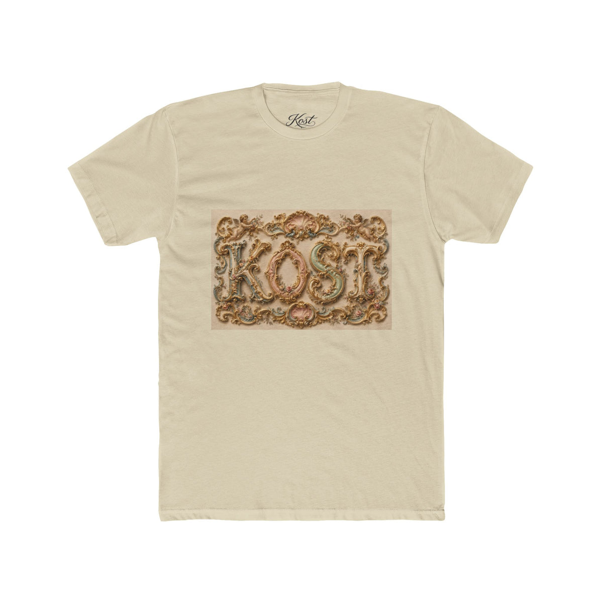 Baroque Ornate Frame T-Shirt — Vintage Gold Rococo Design