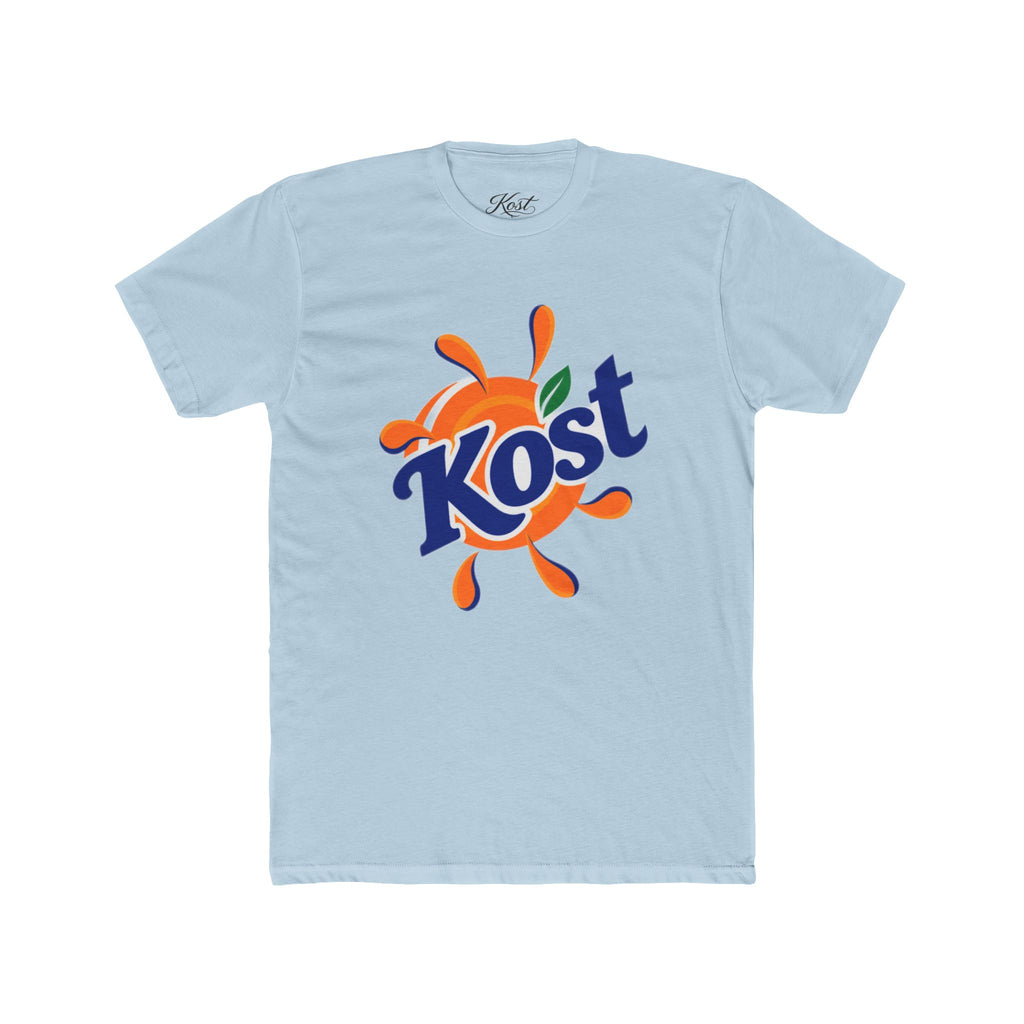 Kost Orange Splash Tee - Retro Logo Graphic T-Shirt