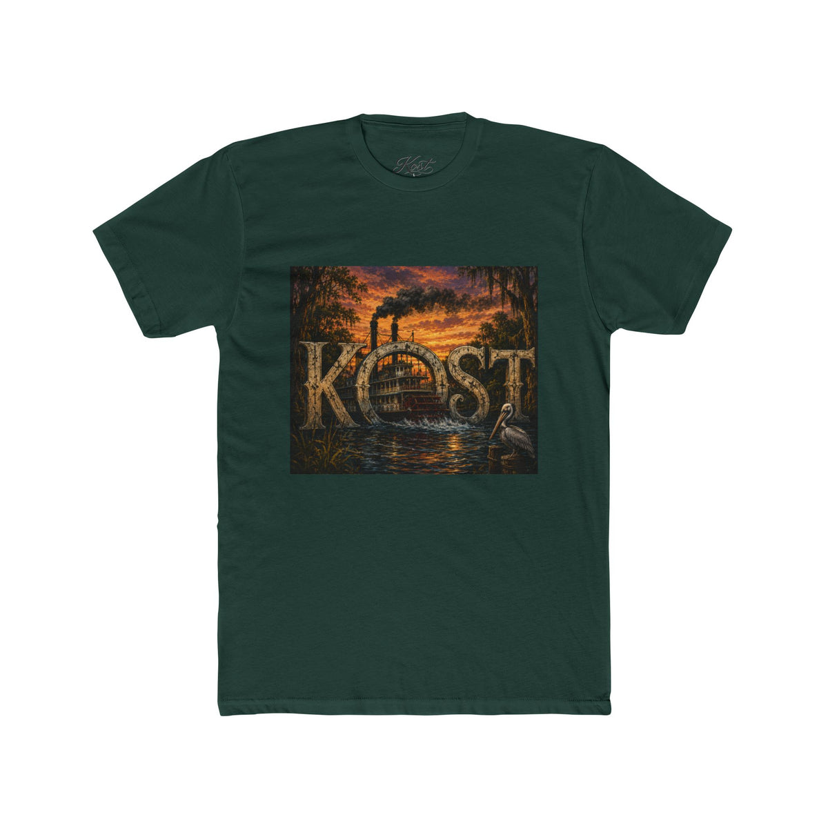 Köst Sunset Steam Tee — Vintage Riverboat Graphic T-Shirt