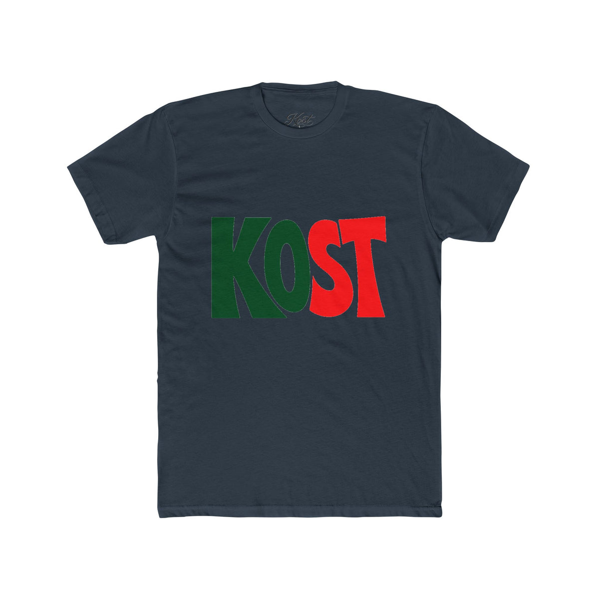 KOST Bold Logo Tee — Retro Red & Green Graphic T-Shirt