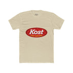 Kost Logo Tee — Vintage Red "Kost" Oval Graphic Cotton T-Shirt