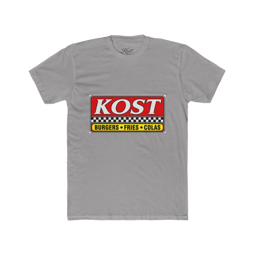 KOST Burgers • Fries • Colas Tee — Retro Diner Logo T-Shirt