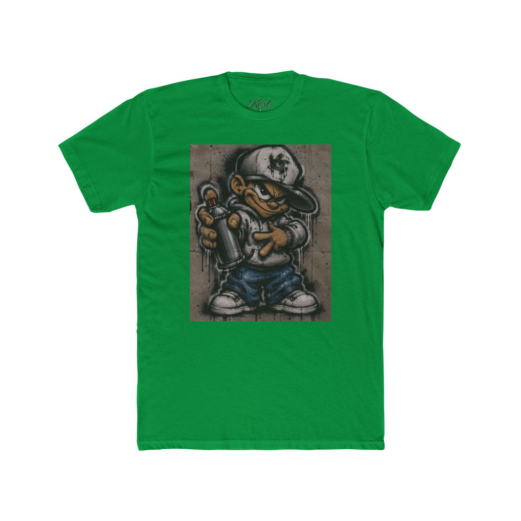Graffiti Kid Tee — Urban Street Art Cartoon T-Shirt