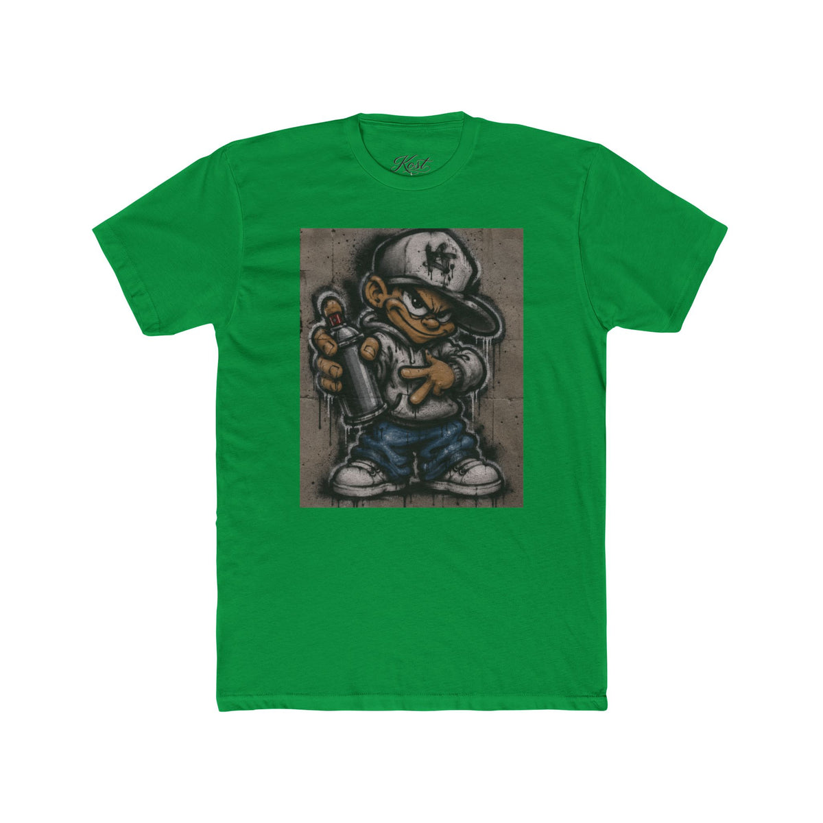 Graffiti Kid Tee — Urban Street Art Cartoon T-Shirt