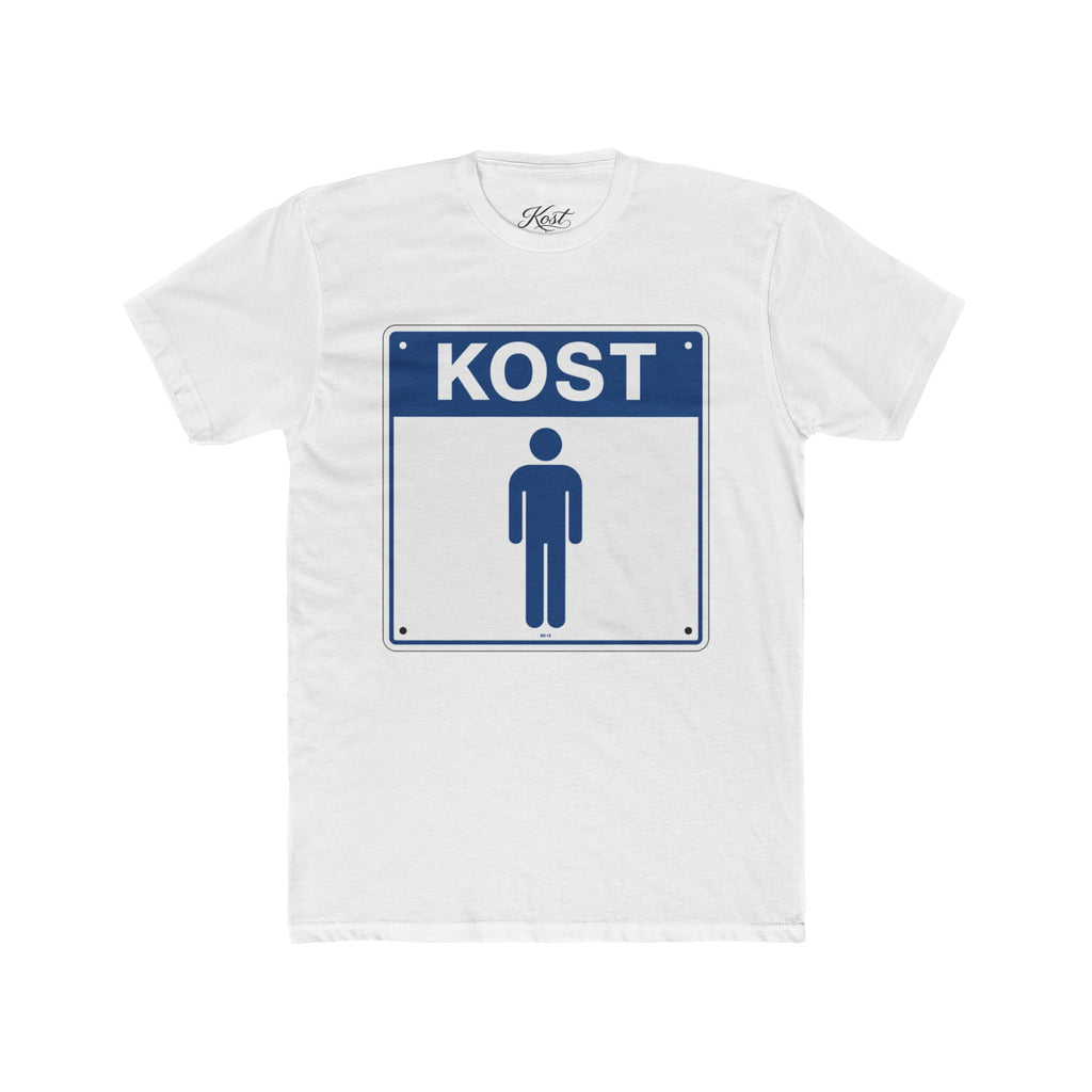 KOST Street Sign T‑Shirt — Retro Blue Icon Tee