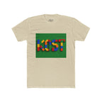Kids Block Name Tee — Colorful Building Brick 'KOST' Graphic Shirt