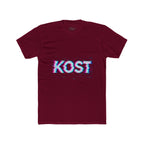 KOST Glitch Graphic Tee — Retro Vaporwave Logo T-Shirt