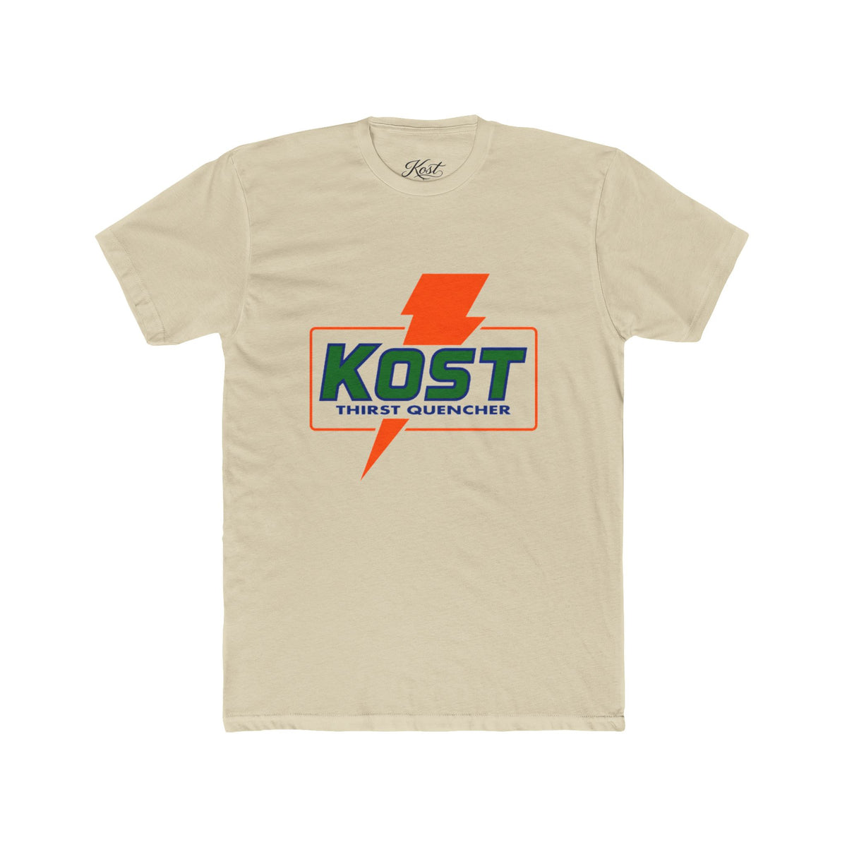 Kost Thirst Quencher Tee — Retro Lightning Soda Logo T-Shirt