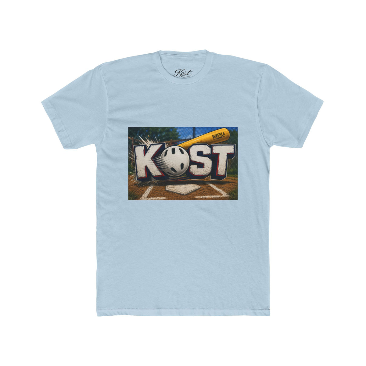 Kickball Crew Tee — "KOST" Graphic Baseball & Bat Design