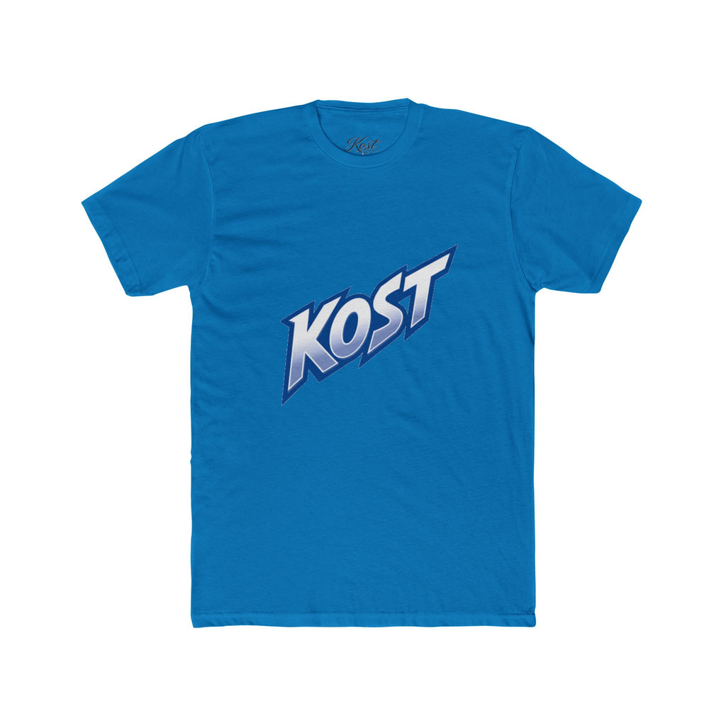 KOST Logo T‑Shirt — Retro Blue Athletic Graphic Tee