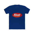 Kost Logo Tee — Vintage Red "Kost" Oval Graphic Cotton T-Shirt