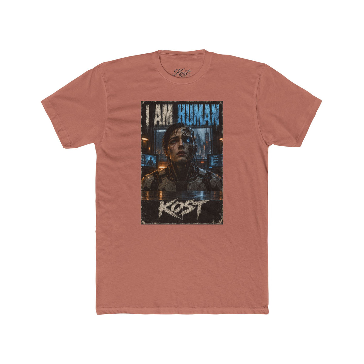 I Am Rüman Graphic Tee – Moody Urban Portrait Shirt