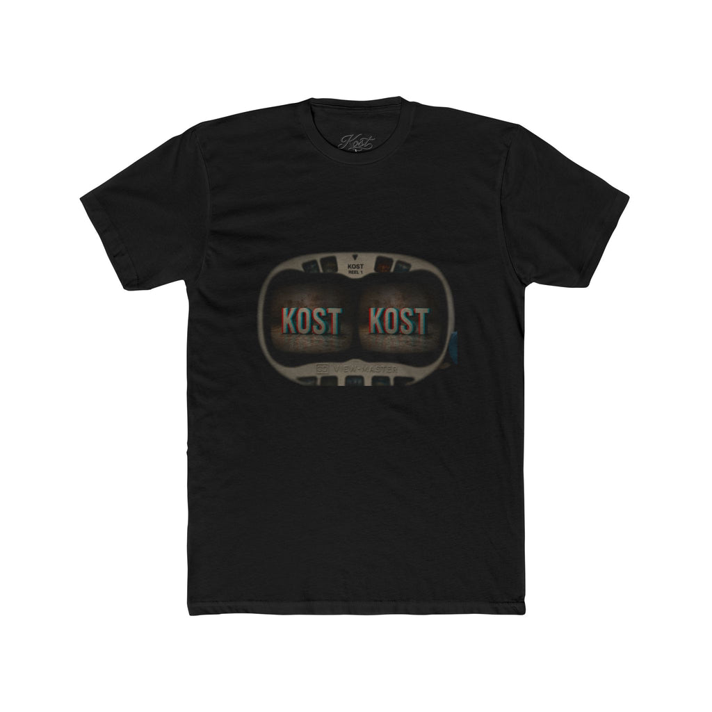 KOST Retro Camera Tee — Vintage Viewfinder Graphic Crew T-Shirt