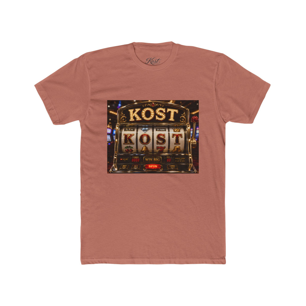 KOST Slot Machine Graphic Tee — Casino Retro Vintage Vegas Shirt